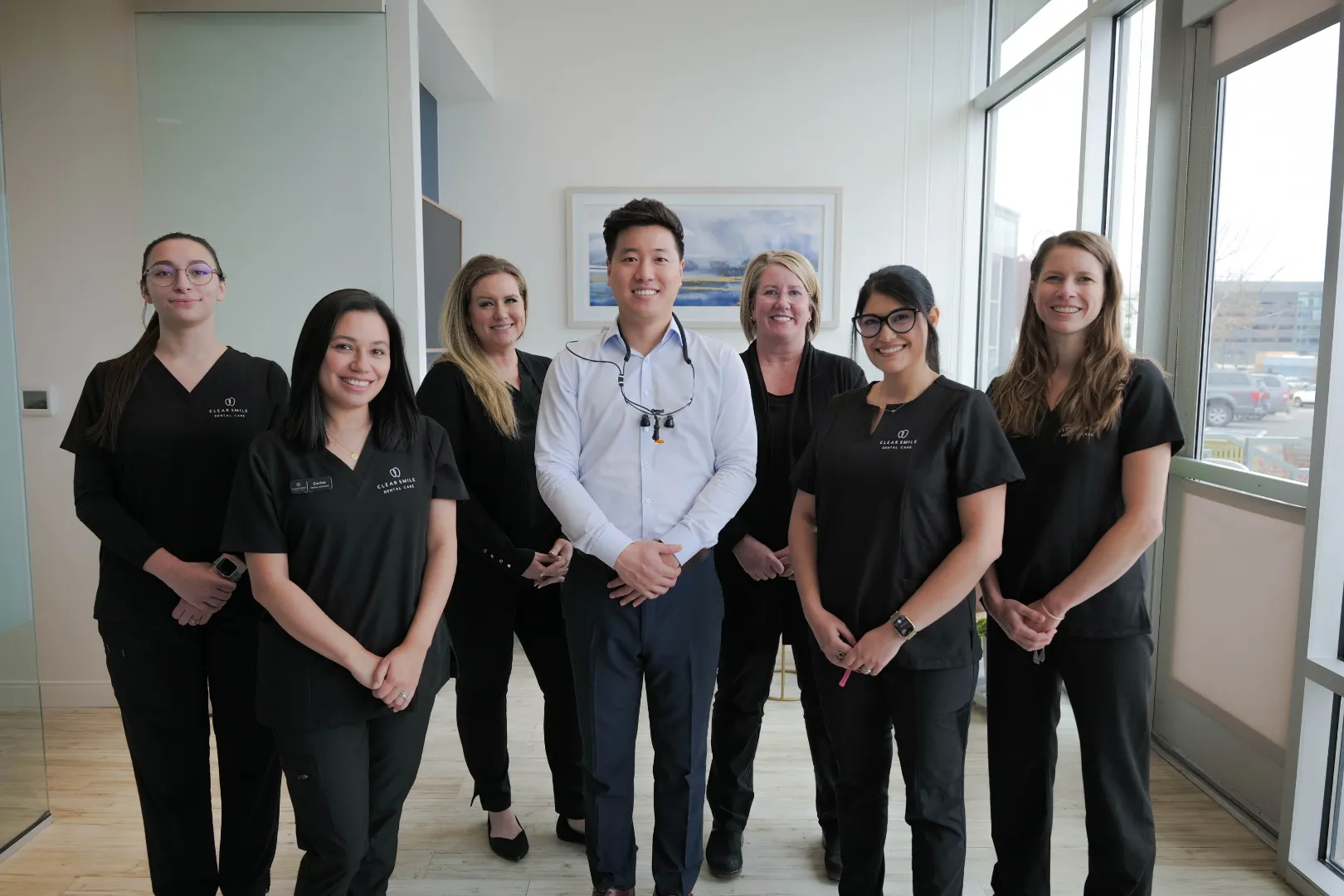 The Clear Smile Dental Care team ready to care for Highlands Ranch patients